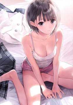 kishida mel blue reflection shirai hinako cleavage lingerie seifuku | #404021 | yande.re