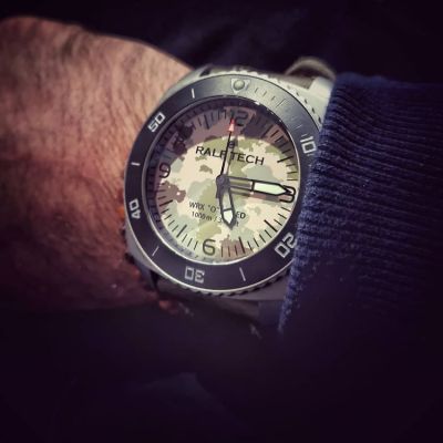 Instagram Repost
ralf_tech_fanpage  Be ready, be camo for 2022 ! Feat the green camo dial by @ralftech_official [ #ralftech #monsoonalgear #divewatch #watch #toolwatch ]