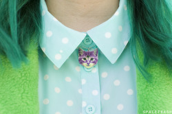 space-grunge:  space cat necklace by spacetrash