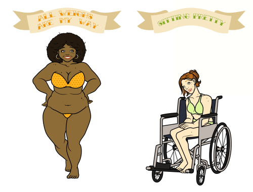 throneroom-of-the-damned: Body Positivity for the win. 9 out of 16 are WoC from 9 different national