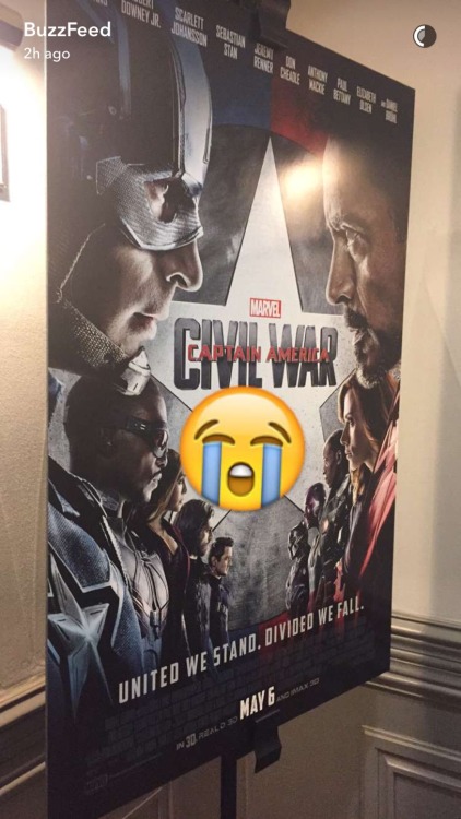 just-call-me-mrs-captain: Civil War cast via Buzzfeed’s Snapchat