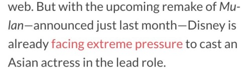 rootbeersweetheart:  internetexplorers:  ah yes. it must be so difficult. so much pressure to cast a Chinese actress to play a Chinese character who saved all of China.  “Oh my god, how dare the audience want a Chinese actress to play a Chinese woman