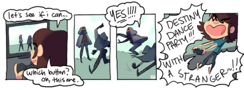 tinylifecomics: destiny 2 is a good video game