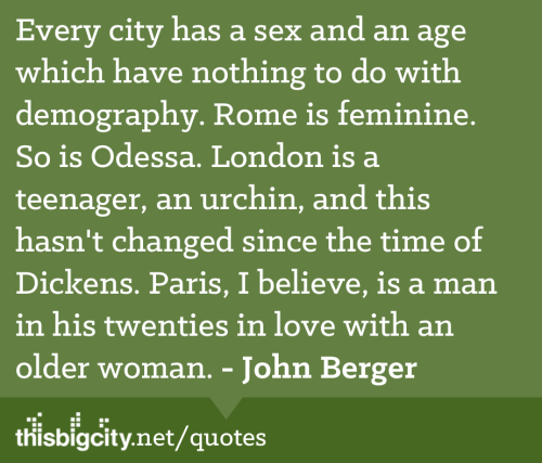 thisbigcity: Which city quotes inspire you? Share them with us and we might incl