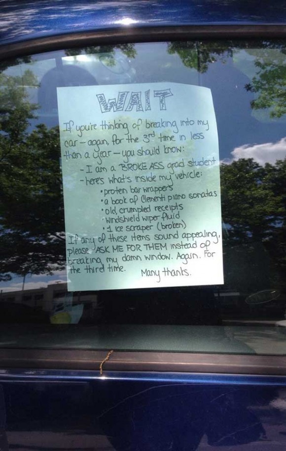 omg-pictures:  Seen on a college campushttp://omg-pictures.tumblr.com 