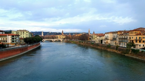 Adige River.Verona, Italy