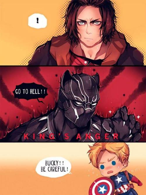 thecrazyone1990: Deadpool: I tried that once….Black Panther ripped me to shreds, then had his