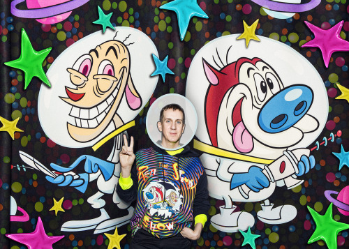 JEREMY SCOTT X REN & STIMPY!!!!!!!!!Photo + Collage  @colindouglasgray  www.ilovecolingray.com