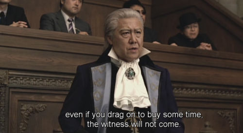 squigglydigg:the best part about this movie is that this Phoenix Wright acted out the exact way this