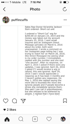 mayaangelique:  dynastylnoire:  purplelittlemermaid:  IM NOT GONNA LET THIS GO!!! @cometakeapuff is a SCAMMER!!! she is a thief and she is a liar. Do not invest your money into anything she is involved in, you will not ever see your refund or the product.