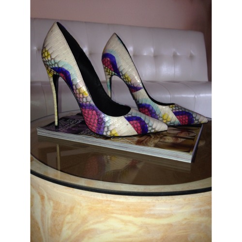 Must have lust for life snake skin pumps