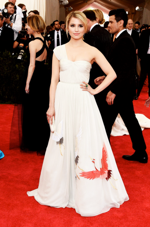 Dianna Agron at the Met Gala 2015