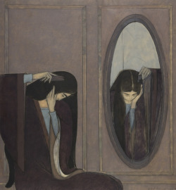 catmota:  The Mirror  (1981)Will Barnet