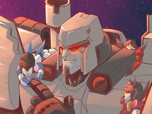 tiburion:Megs with his and Starscream’s little gremlins