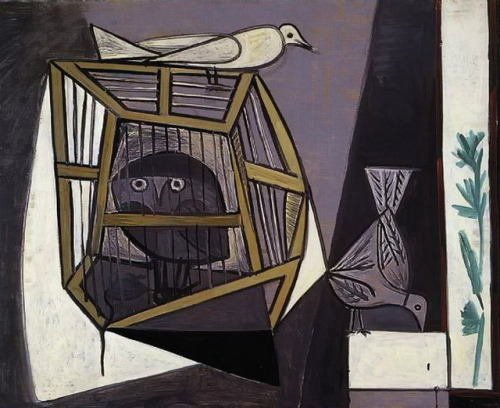 Pablo Picasso “Owl in a cage”