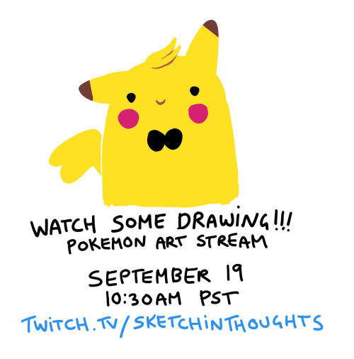 I have some exciting news! I’ve started a twitch channel for art, and the first stream will take pla