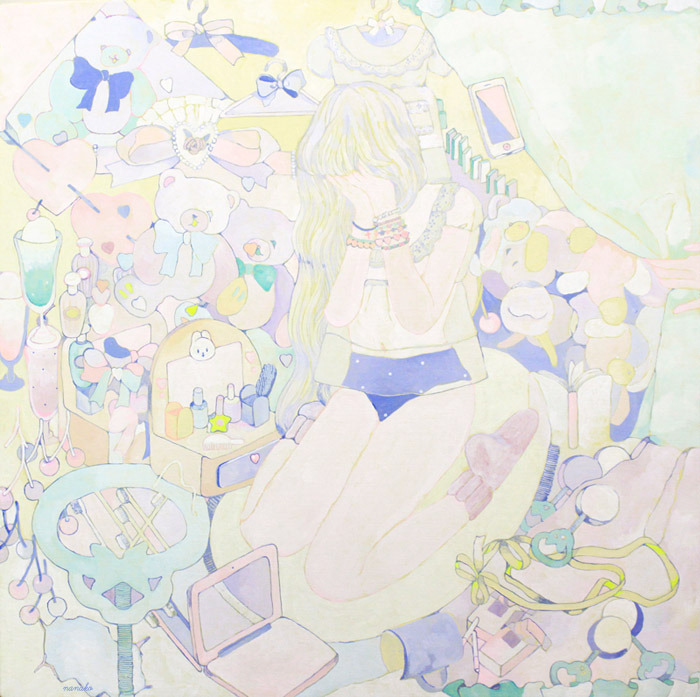 mhnmimi:  ベビールーム / babyroom (2013) 　ななこ 652×652mm 