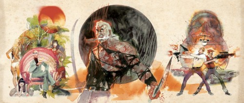 duss005:  drdavidmrmack:  thomasboatwright:  ungoliantschilde:  Bill Sienkiewicz.  I <3 Sienkiewicz  The amazing @sinKEVitch  inspiration for your night right here.
