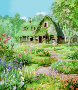 bleizez-deactivated20161023:  Ghibli + houses ♜ 