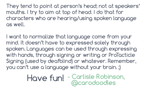 Here&rsquo;s a guideline on how to use speech balloons with deaf or mute signing characters in c