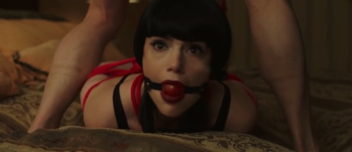 miseryyloves:  Janet Montgomery ball gagged in Amateur Night (2016)