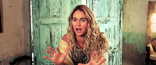 hemswrths:Lily James as young Donna in Mamma Mia! Here We Go Again