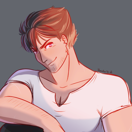 renabe4life:lil Qrow practice sketch I coloured to try out another lighting technique