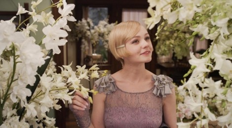 The Great Gatsby, 2013Costume design: Catherine Martin lilac Solstiss lace dress with tasseled shoul