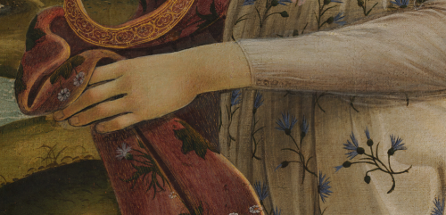 renaissance-art:Botticelli: Detail of Hands 