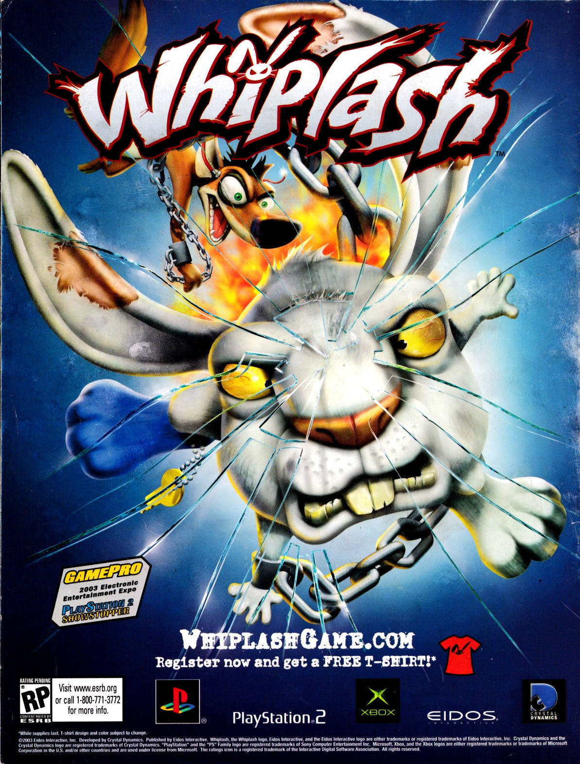 bostezando caravana girasol Video Game Print Ads — 'Whiplash -'Teaser / T-Shirt Offer' [PS2 / XBOX]...
