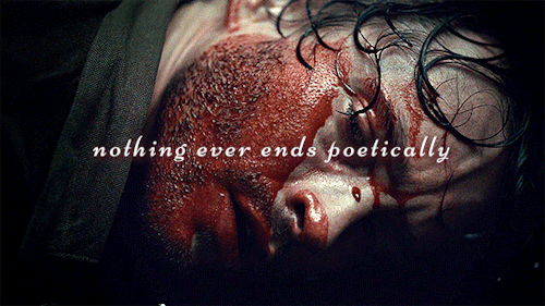 existingcharactersdiehorribly:Nothing ever ends poetically. It ends and we turn it into poetry. All 