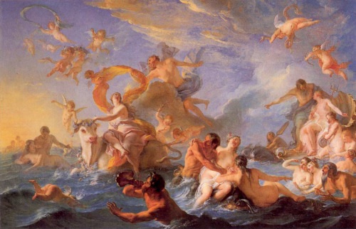 lionofchaeronea: The Abduction of Europa, Noël-Nicolas Coypel, 1726-7