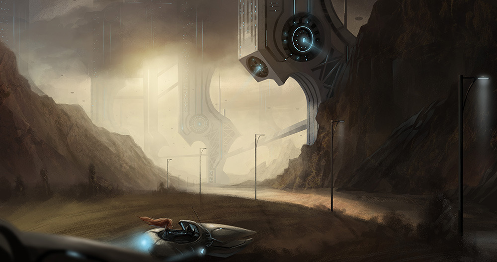 yagaminoue:  Some quick environment paintings. I feel like there’s still so much
