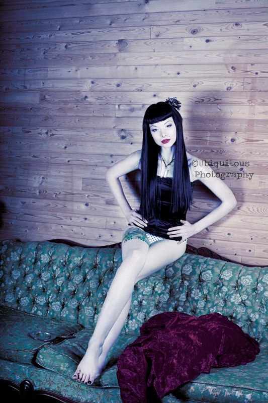 walrusbeard:  I’m like a pin-up girl, except with a mad attitude streak. Photo