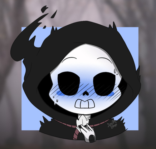 Lára M. Sheep [MelSheep 🌠] — Mini Reaper Sans! Aaaa, últimamente he  estado