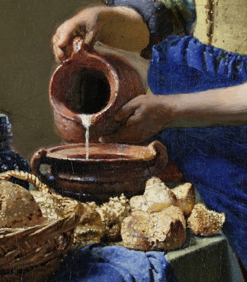 tuonodigenesi: Johannes Vermeer. De Melkmeid (Detail, ca. 1657-1658).