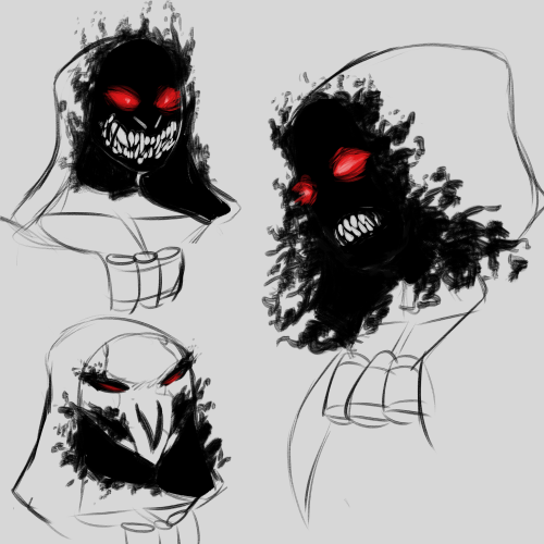 zannathedragon:More Reaper doodles! Harpy Reaper as a friend suggested I do, and then more toothy mo