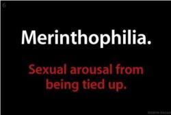 Lilsubbybunny:  Word Of The Day :)  Learn The Words! Merinthophilia&Amp;Hellip; 