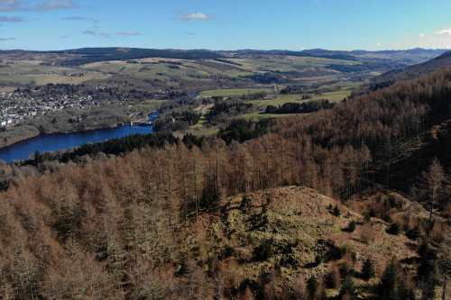 An Dun Hillfort, Pitlochry, Scotland This hillfort (‘an dun’ just means 'the fort’