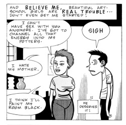 thebestcomicbookpanels: Art School Confidential