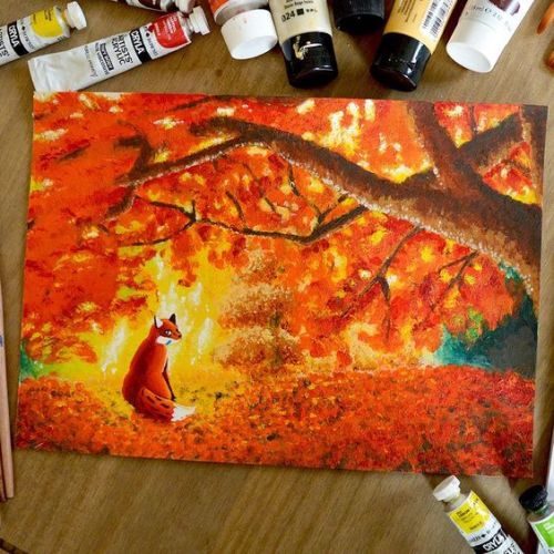 Compilation Of All The Acrylic Paintings Ive Done For The Past Month Or So, Some Are Availableon My Redbubble