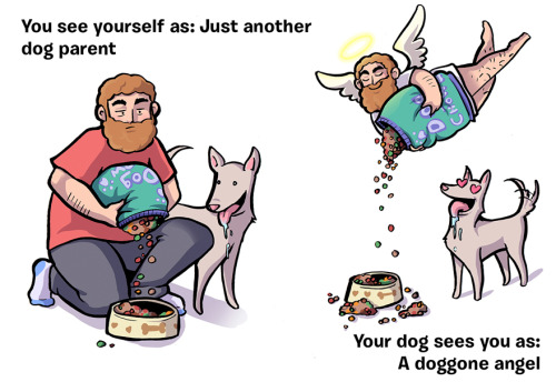 boredpanda:  How You See Yourself vs How Your Dog Sees You  Everyone should see this