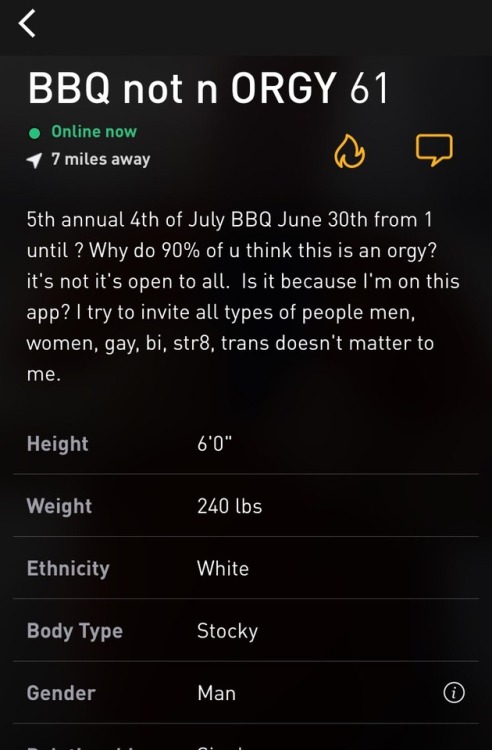 surprisebitch: psyducked:  heterophobiac: This is the most bizarre yet pure thing I’ve ever encountered on grindr  Are you going?  OP we need an update and pics when you go 