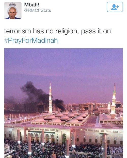 yonaks:#PrayForMadinah After this, I can’t comprehend the mindset that still indicates ISIS has anyt