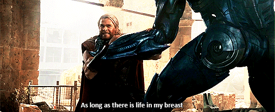 mishasminions:  VISION: It’s terribly well-balancedTHOR: Well, if there’s too