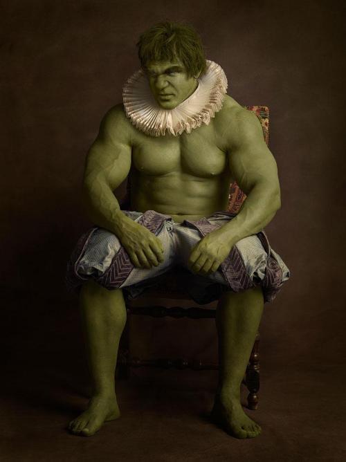 markruffalo:Too cool. Super heroes reimagined as 17th century aristocrats. More at YAHOO.