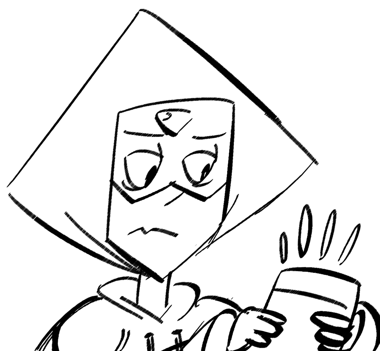 squidbles:  Ink or Treat #15 Peridot, Humansona AU version, for @mechandra!  To