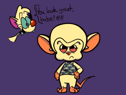 Pinky And His Silly Silly Clothes For Brain Shopping Binge