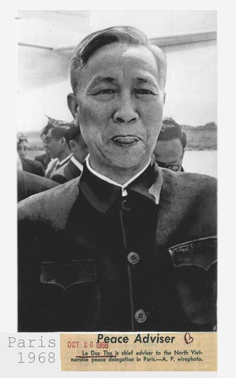 1968 Le Duc Tho - chief adviser North Vietnamese peace delegation in Paris [700x1120] Check this blo