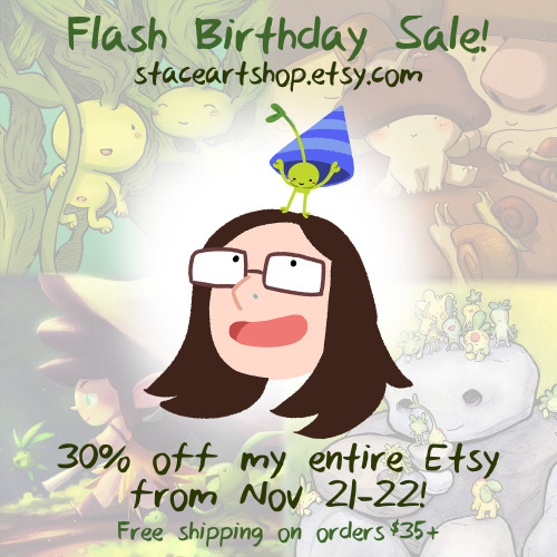 Hello everyone! Today is my birthday and to celebrate, I am having a Flash Sale! All items in my sho